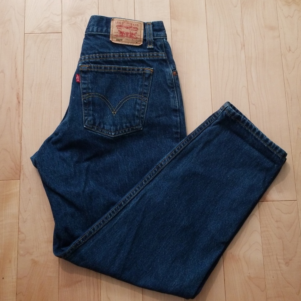 Levi's 550 high rise/waist Jean's